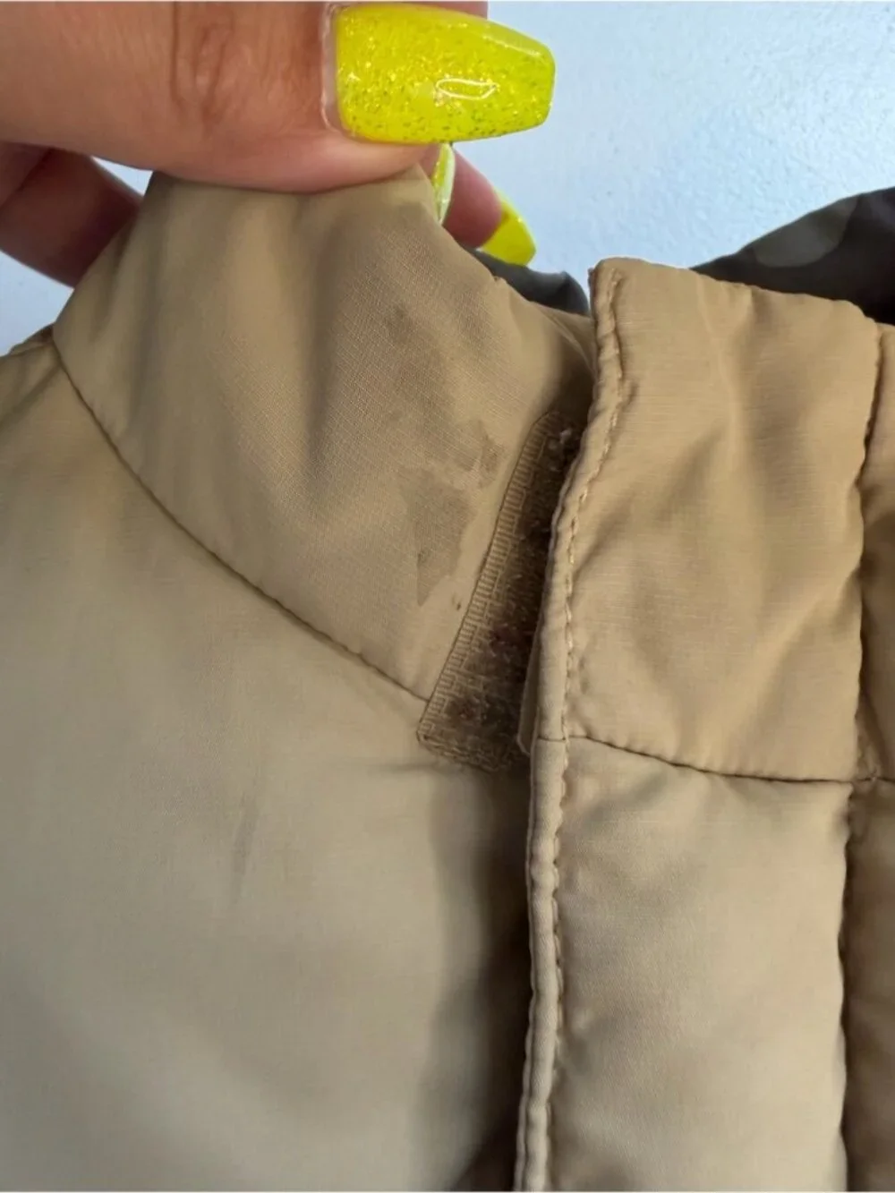 Baby Gap Toddler Reversible Camo Puffer Vest Brown Tan Zip Pockets boy size 2t